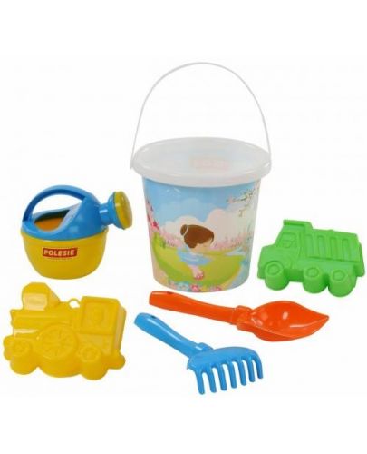 Детски плажен комплект Polesie Toys - 6 елемента, асортимент - 1