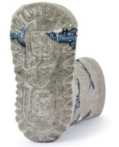 Чорапи със силиконова подметка Sterntaler - С акули, 19/20 размер, 12-18 месеца, 2 чифта - 4