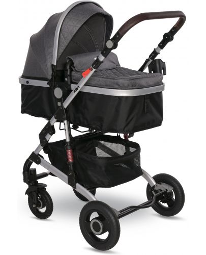 Детска количка Lorelli - Alba, Premium Set, Steel Grey - 2