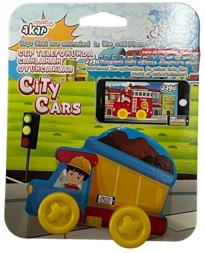 Детска играчка Jagu - Говорещи автомобили, Самосвал - 1