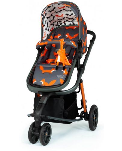 Детска количка с аксесоари Cosatto Giggle 3 - Charcoal Mister fox - 3