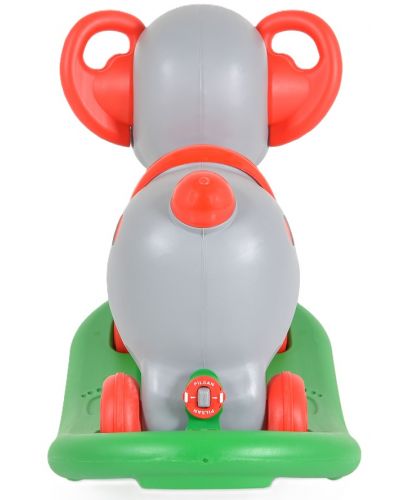 Детска играчка за люлеенe Pilsan - Слонче, сива - 3