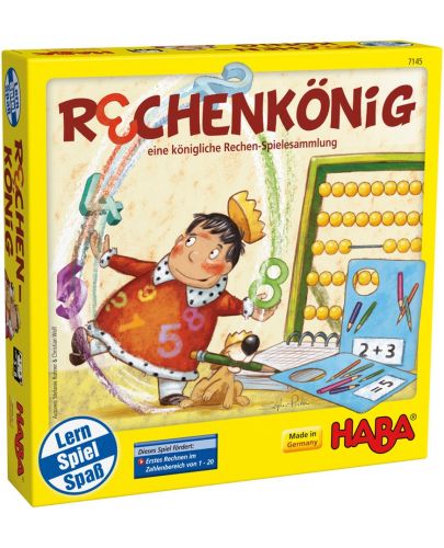 Детска настолна игра Haba - Кралят на математиката - 1