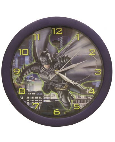 Детски стенен часовник Nickelodeon - Батман,  Ø 28cm - 1