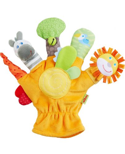 Детска ръкавица за куклен театър Haba - Диви животни, 28 cm - 1