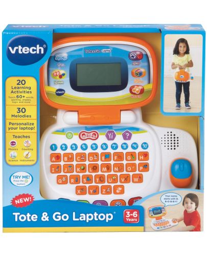 Интерактивна играчка Vtech - Лаптоп, бял - 4
