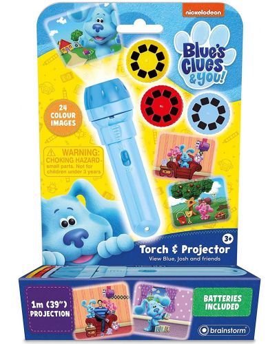 Детска играчка Brainstorm - Фенерче с прожектор, Blue's Clues - 1