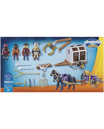 Детски конструктор Playmobil - Чарли със затворническия вагон - 2