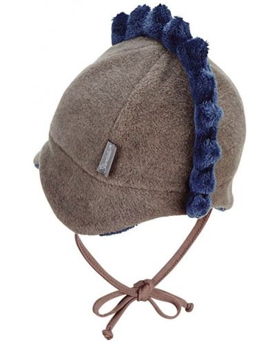 Детска зимна шапка ушанка Sterntaler - Дино, 43 cm, 5-6 месеца - 3