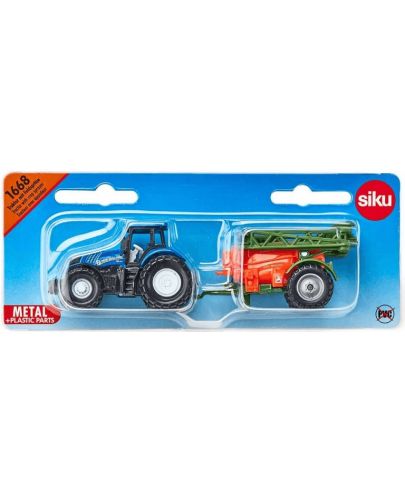 Детска играчка Siku - Tractor with crop sprayer - 4