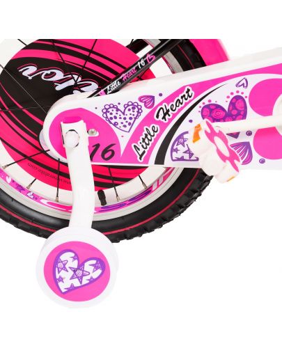 Детски велосипед Venera Bike - Little Heart, 16'', розов - 5