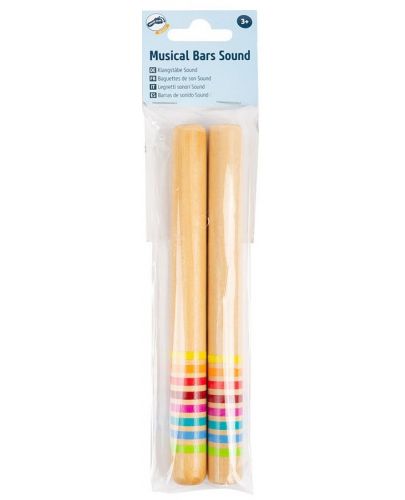 Детски музикални пръчки Small Foot - дървени, 18 cm - 2