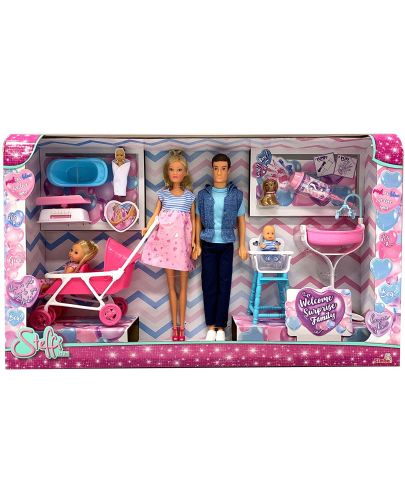 Детски комплект Simba Toys Steffi Love семейство - Бременна кукла - 1