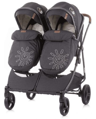 Детска количка за близнаци Chipolino - ДуоСмарт, ванилия - 9