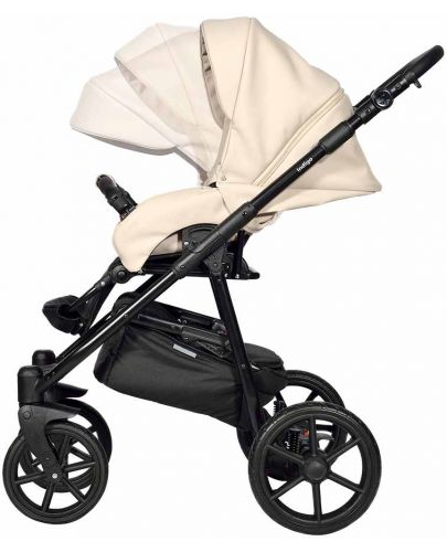 Комбинирана детска количка 2в1 Baby Giggle - Broco Eco, бежова - 5