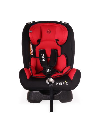 Детско столче за кола Moni - Hybrid, червено - 2