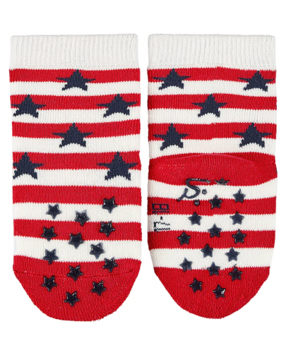 Детски чорапи за пълзене Sterntaler - Коледен мотив, 2 чифта, 21/22, 18-24 месеца - 3