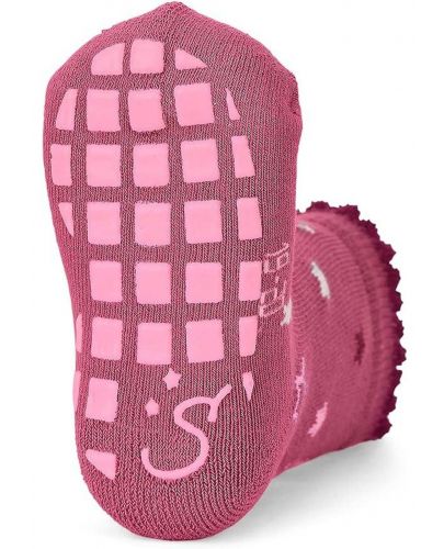 Детски чорапи с бутончета Sterntaler - С вещица, 2 чифта, 19/20, 12-18 месеца - 4