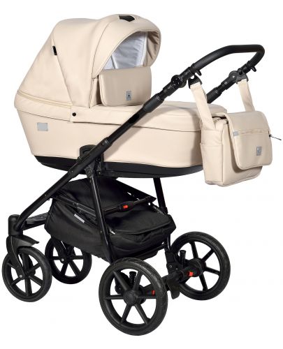 Комбинирана детска количка 2в1 Baby Giggle - Broco Eco, бежова - 1