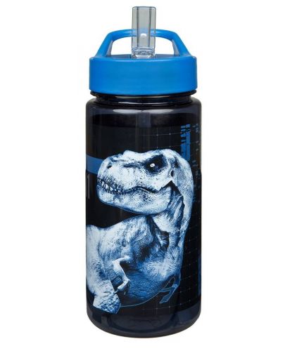 Детска бутилка за вода Undercover Scooli - Aero, Jurassic World, 500 ml - 1
