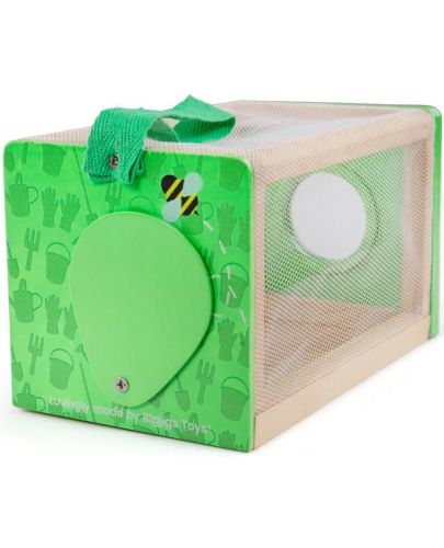 Детска играчка Bigjigs - Кутия за буболечки, пеперуди, насекоми - 1