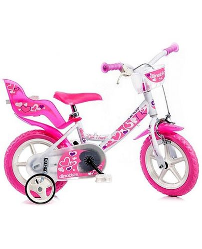 Детско колело Dino Bikes - Little Heart, 12" - 1