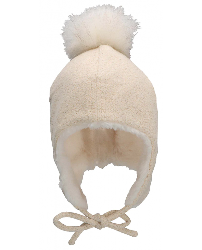 Детска зимна шапка с помпон Sterntaler - Момиче, 53 cm, 2-4 години - 2