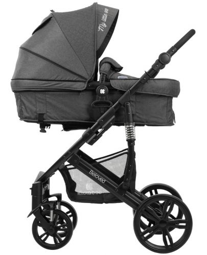 Детска количка 3 в 1 Kikka Boo Beloved - Тъмносива, с кош за количка и столче за кола - 7