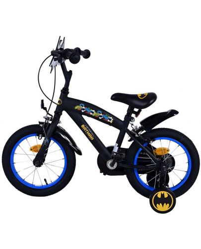 Детски велосипед с помощни колела E&L cycles - Batman, 14'' - 3