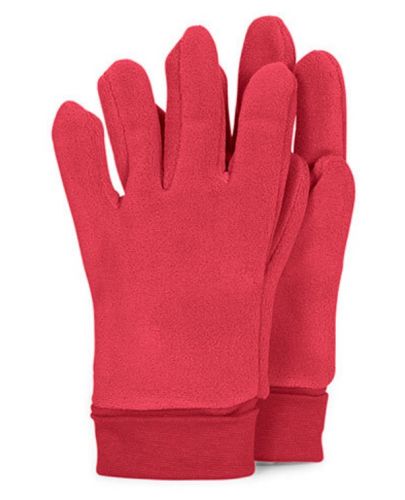 Детски поларени ръкавици с пръсти Sterntaler - 9-10 години, червени - 1