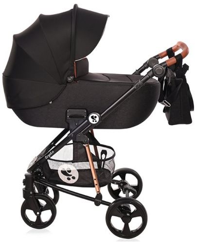 Детска комбинирана количка Lorelli - Crysta 3 в 1, Black Diamond - 3