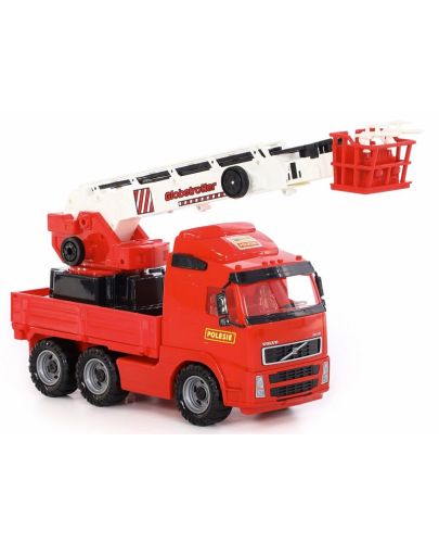 Детска играчка Polesie - Пожарен автомобил с кран Volvo 58379 - 4