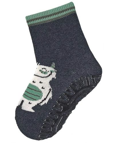 Детски чорапи със силикон Sterntaler - Fli Air, сиви, 17/18, 6-12 месеца - 1