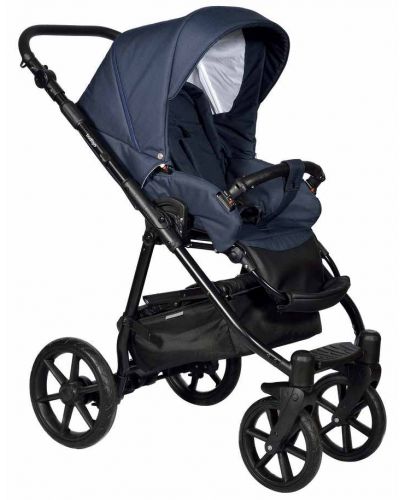 Комбинирана детска количка 2в1 Baby Giggle - Broco, тъмносиня - 3