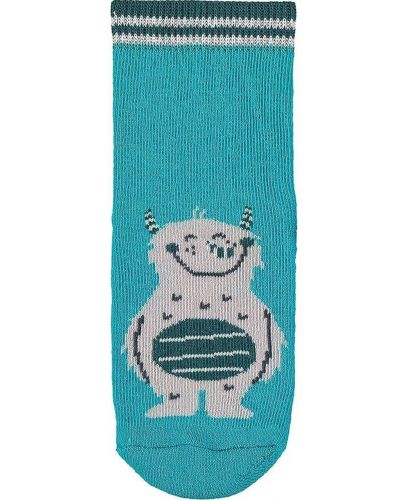 Детски чорапи със силикон Sterntaler - Fli Air, сив меланж, 17/18, 6-12 месеца - 3