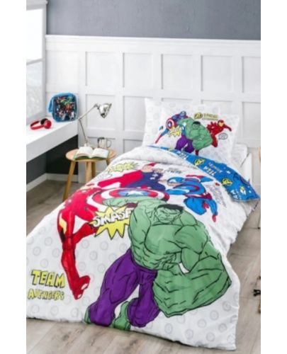 Детски спален комплект Sonne - Marvel Avengers, 2 части - 2