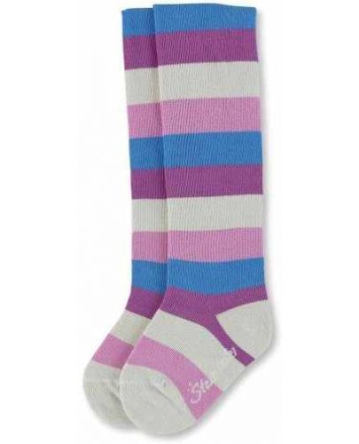 Детски памучен чорапогащник Sterntaler - На райе, 74 cm, 6-7 месеца - 1