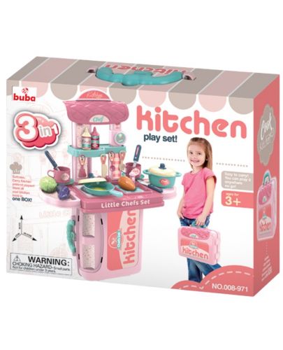 Детска кухня Buba, розова - 6