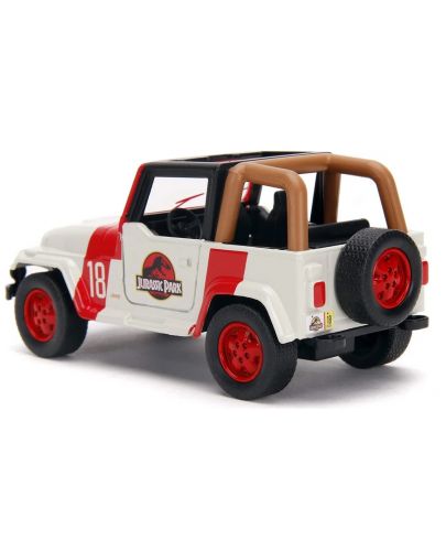 Детска играчка Jada Toys - Кола Jeep Wrangler, Jurassic Park, 1:32 - 4