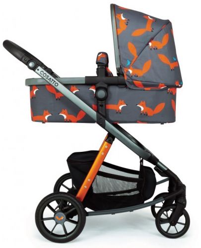 Детска количка с аксесоари Cosatto Giggle Quad - Charcoal Mister Fox - 5
