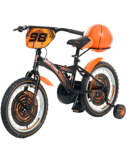 Детски велосипед Venera Bike - Basket, 16'', черен - 2