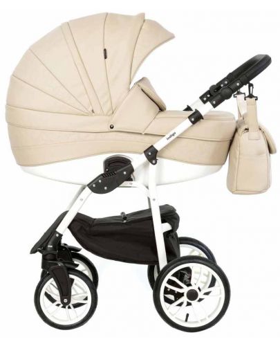 Комбинирана детска количка 2в1 Baby Giggle - Indigo Special, бежова - 2