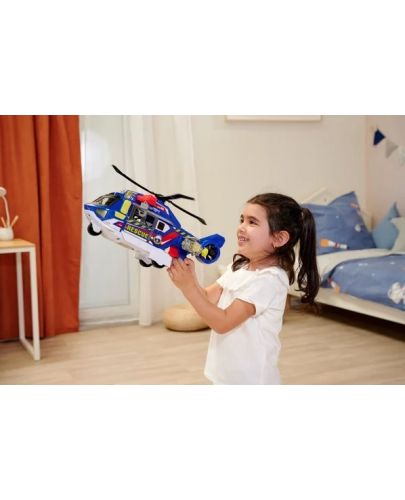 Детска играчка Dickie Toys - Спасителен хеликоптер, със звуци и светлини - 9