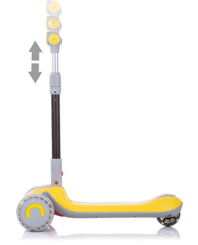 Детски скутер Chipolino - Space X, 2в1, жълт - 5