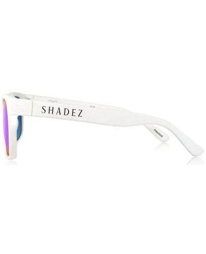 Детски слънчеви очила Shadez - От 3 до 7 години, бели с лилави стъкла - 3