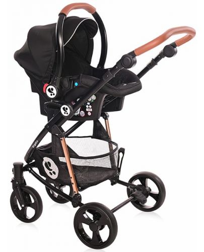 Детска комбинирана количка Lorelli - Crysta 3 в 1, Black Diamond - 7