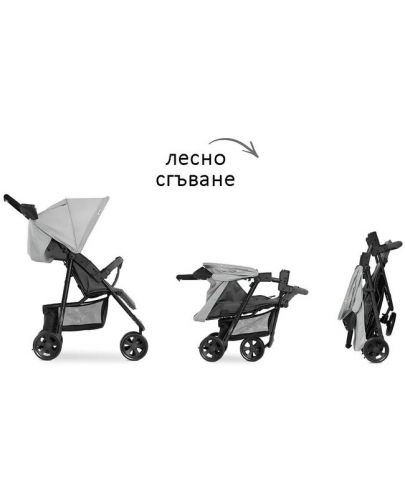 Детска лятна количка Hauck - Citi Neo 3, Grey - 7
