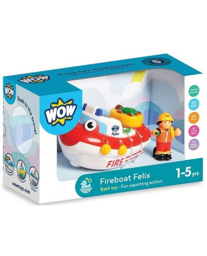 Детска играчка WOW Toys - Пожарна лодка - 2