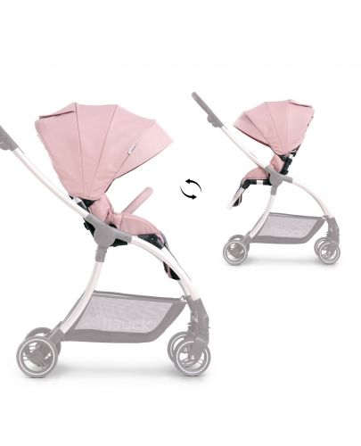 Бебешка лятна количка Hauck Eagle 4S, Pink/Grey, розова - 4