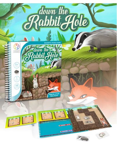 Детска игра Smart Games - Down the Rabbit hole - 5